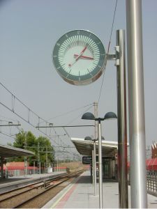 relojes industriales - renfe