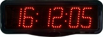 Reloj digital led pared 6 cifras