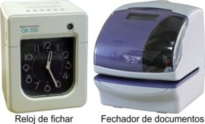 relojes industriales - de fichar